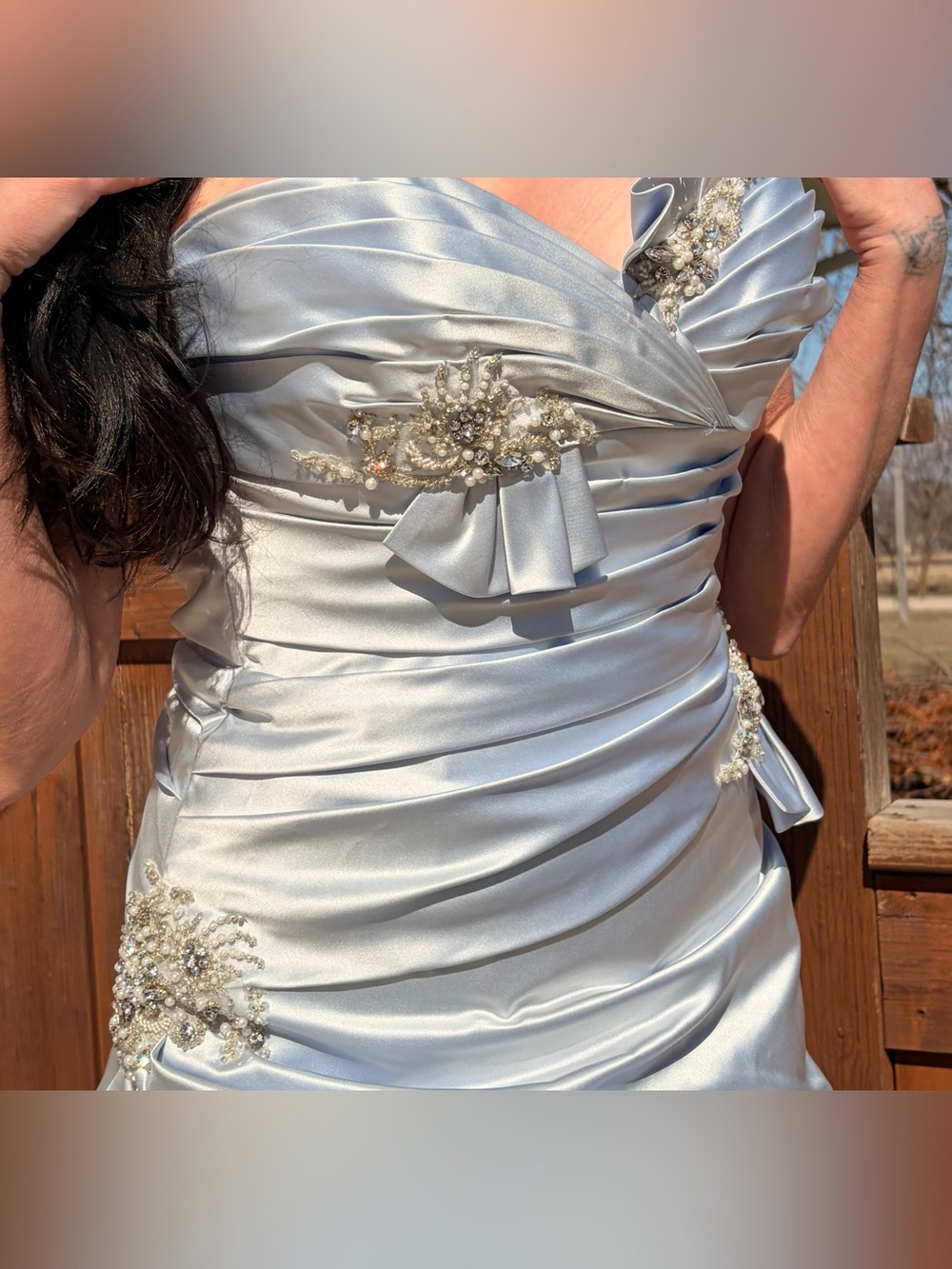 Never Worn Baby Blue Formal Gown